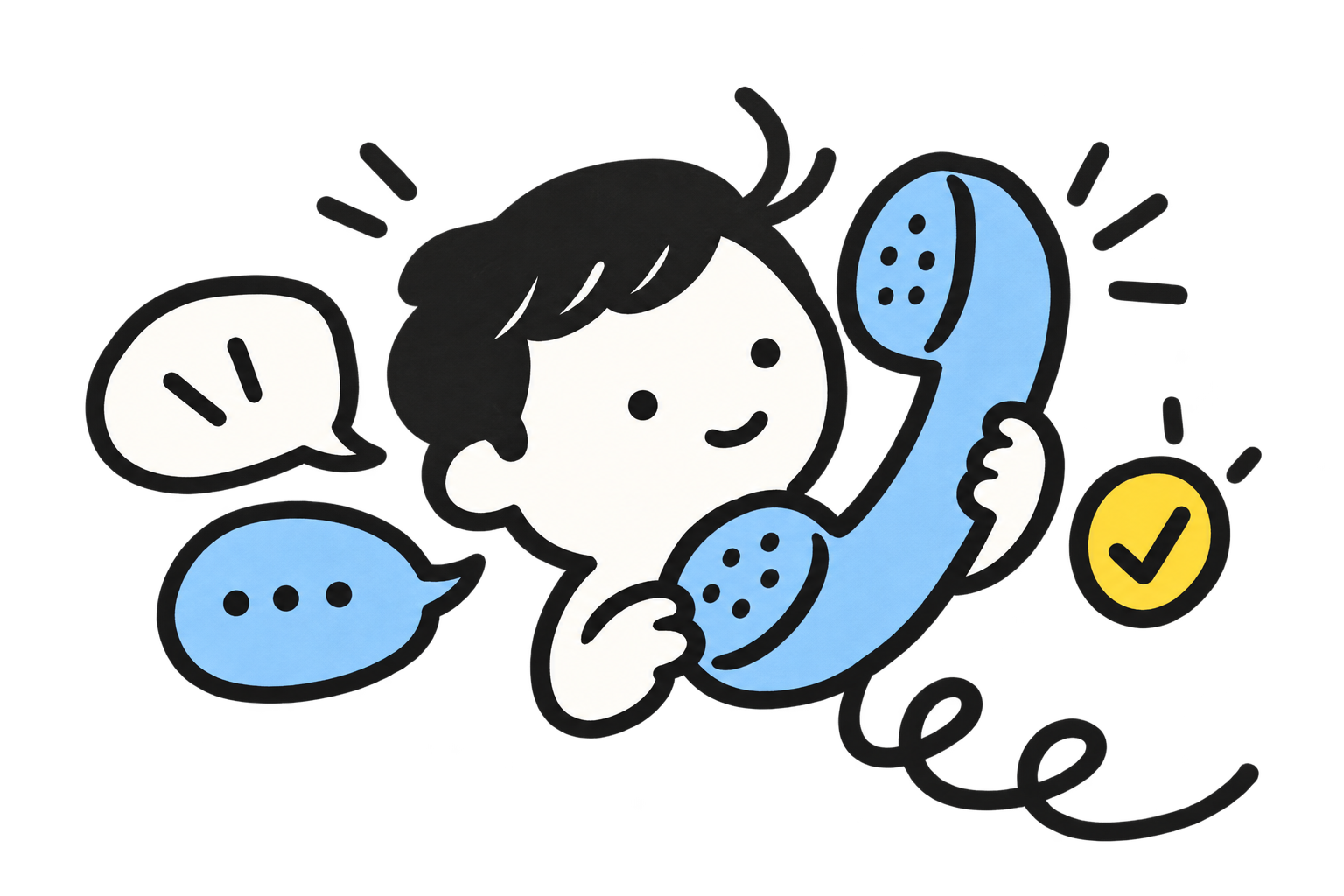 taking calls